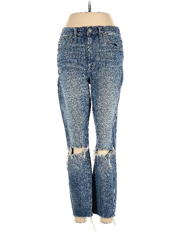 women's denim jeans for workoutsHigh-Rise Bootleg Jeans