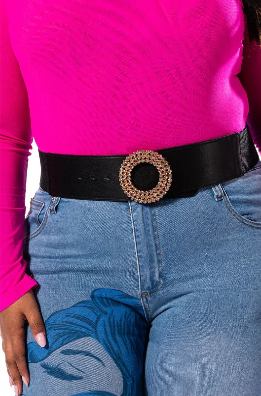 PLUS BLING RING WAIST BELT