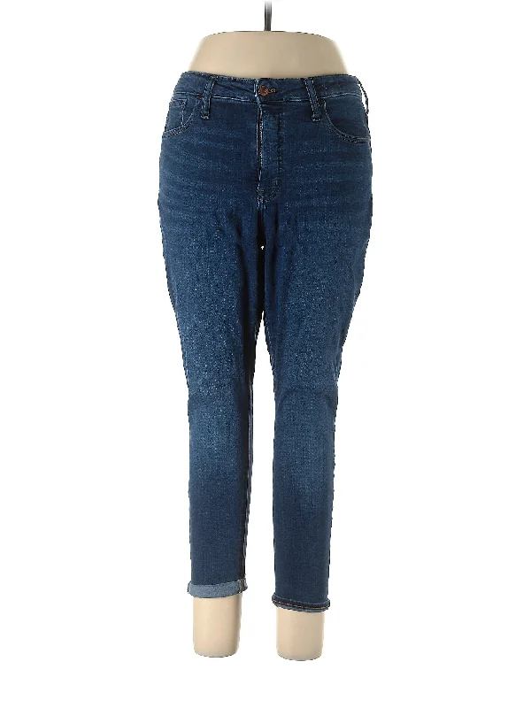 women's denim jeans for a glamorous eveningMid-Rise Skinny Jeans in Dark Wash