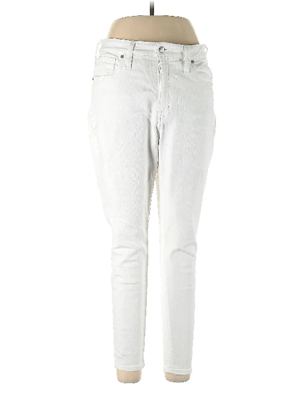 women's short denim jeansHigh-Rise Skinny Jeans in Light Wash