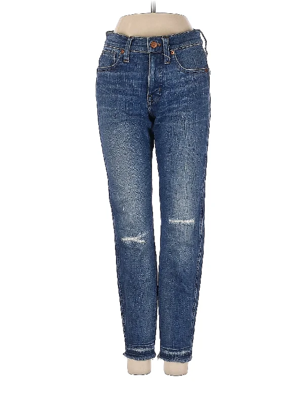 women's denim jeans with elastaneHigh-Rise Boyjeans Jeans in Dark Wash