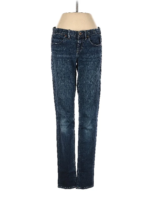 women's flare denim jeansMid-Rise Skinny Jeans in Dark Wash