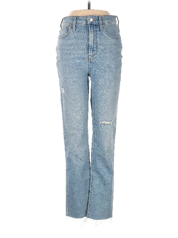 women's mom jeans denimHigh-Rise Bootleg Jeans