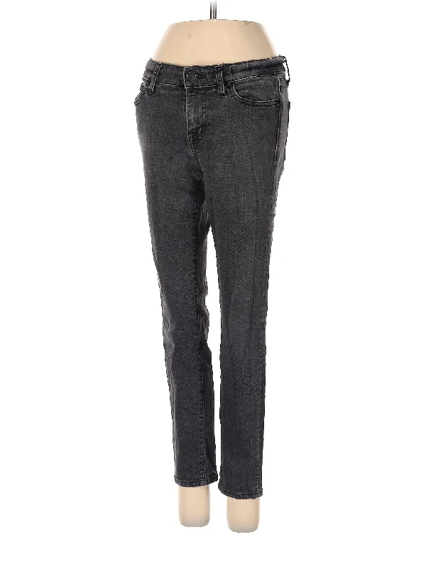 women's denim jeans for a cozy dayLow-Rise Straight-leg Jeans in Dark Wash