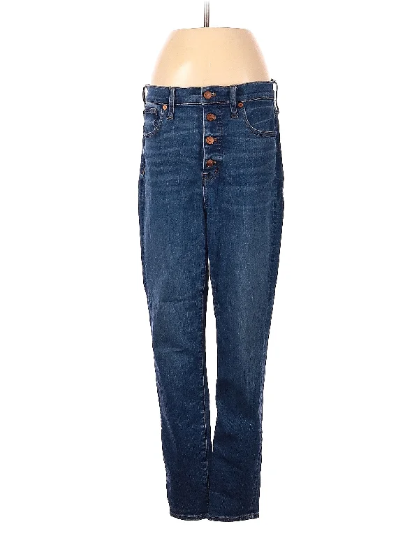 women's denim jeans for autumnStraight-leg Jeans in Dark Wash