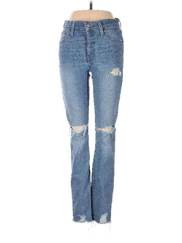 women's denim jeans with zippersMid-Rise Bootleg Jeans