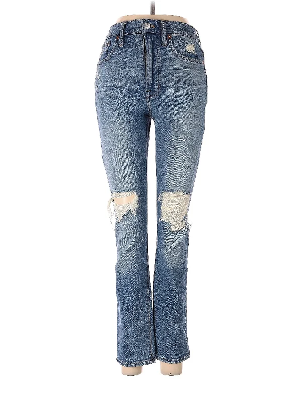 women's high-ankle denim jeansHigh-Rise Bootleg Jeans