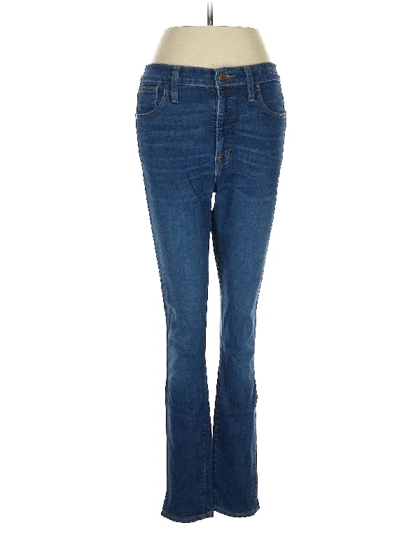 women's straight-leg denim jeansMid-Rise Bootleg Jeans in Dark Wash