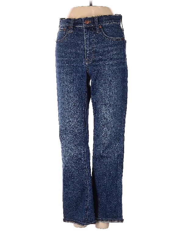 women's bootcut denim jeansMid-Rise Bootleg Jeans in Medium Wash