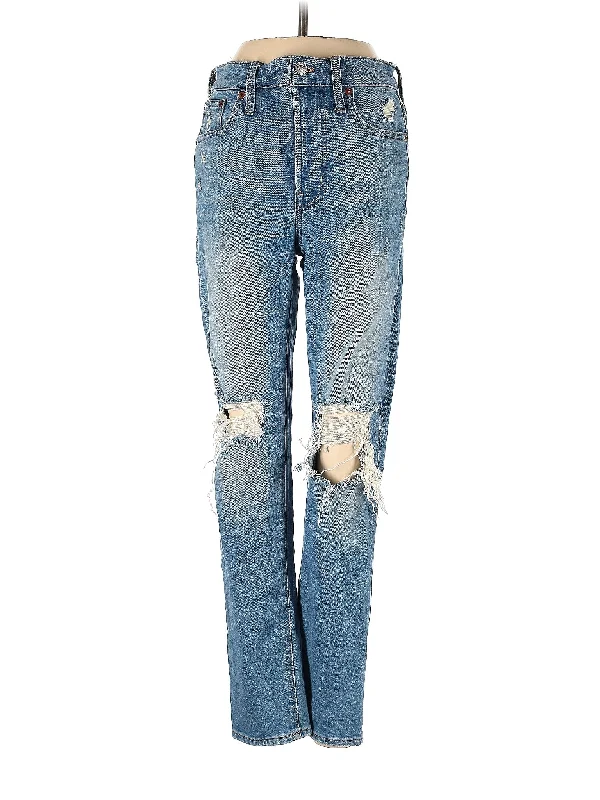 women's ankle-length denim jeansMid-Rise Boyjeans Jeans