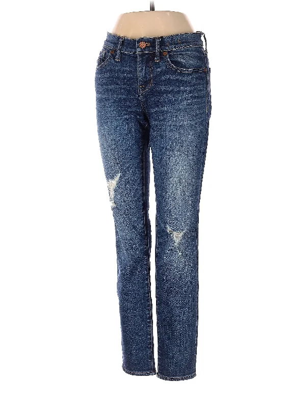 women's denim jeans with rhinestonesLow-Rise Boyjeans Jeans