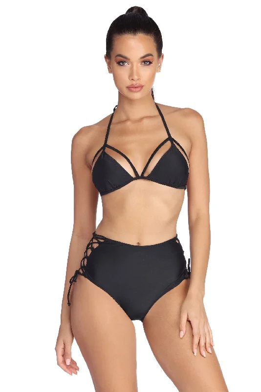 Petite Female SwimwearLocked In Swim Bottoms