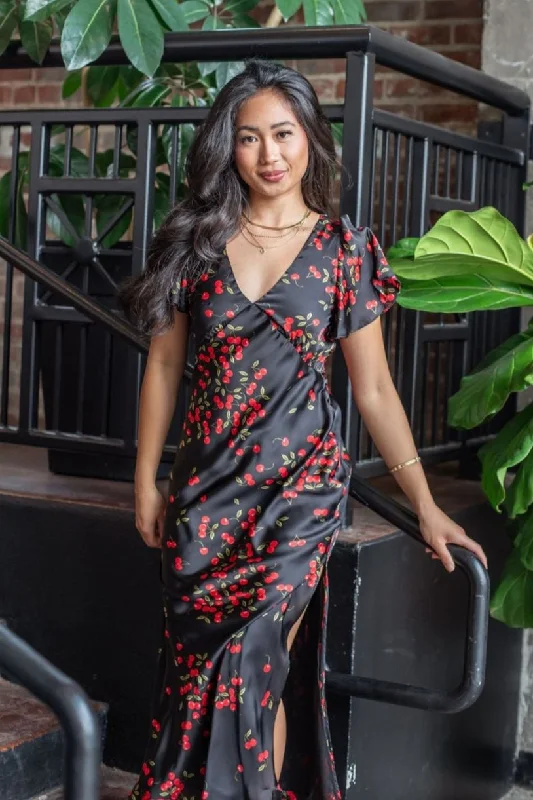 women's maximalist dressesCherry On Top Maxi Dress