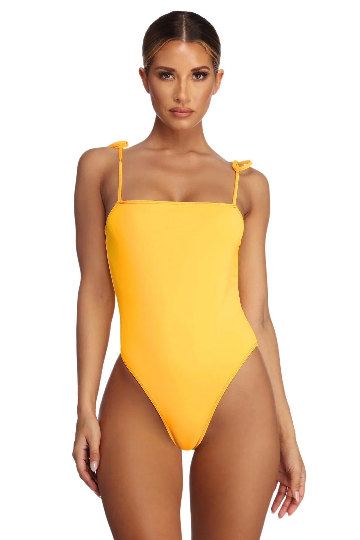 Flattering Tankini FemaleSunny Days Tie Shoulder Swimsuit