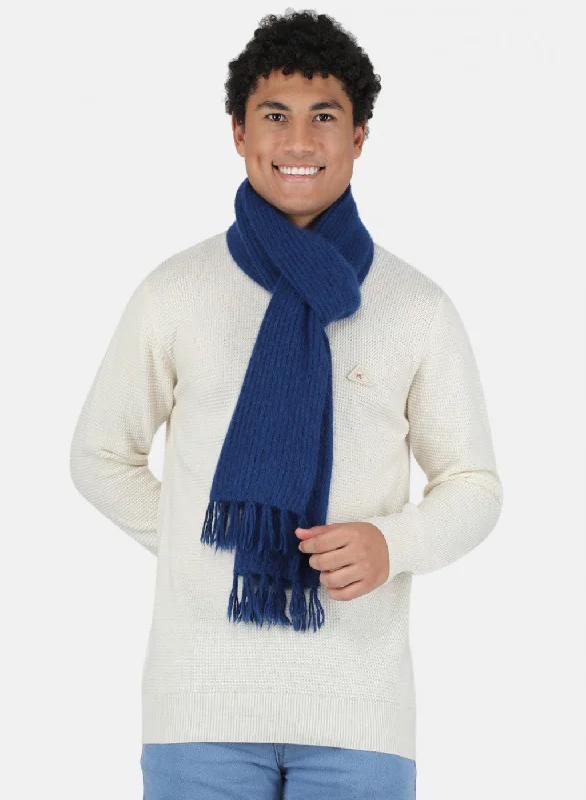 Men Blue Muffler