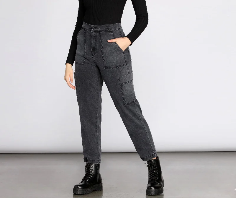 women's classic pantsaCasual Cutie Cargo Style Pants