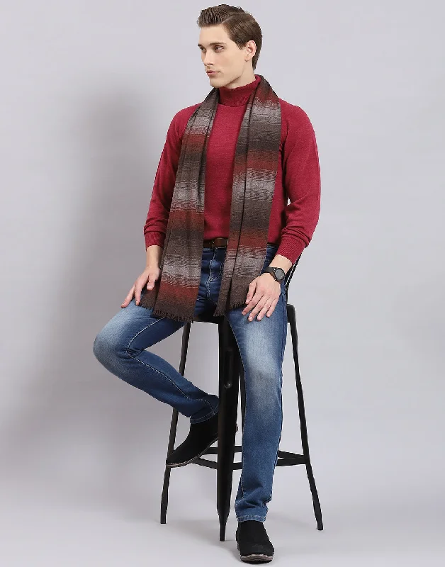 Men Multicolor Stripe Muffler