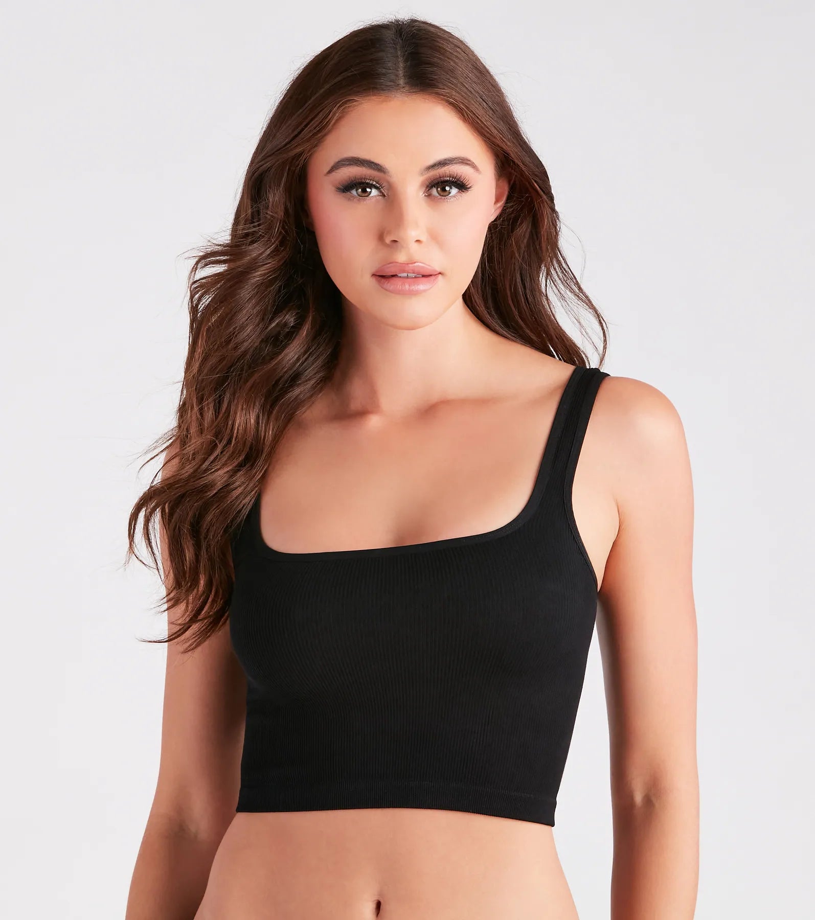 lace women's topsForever A Staple Seamless Knit Bra Top