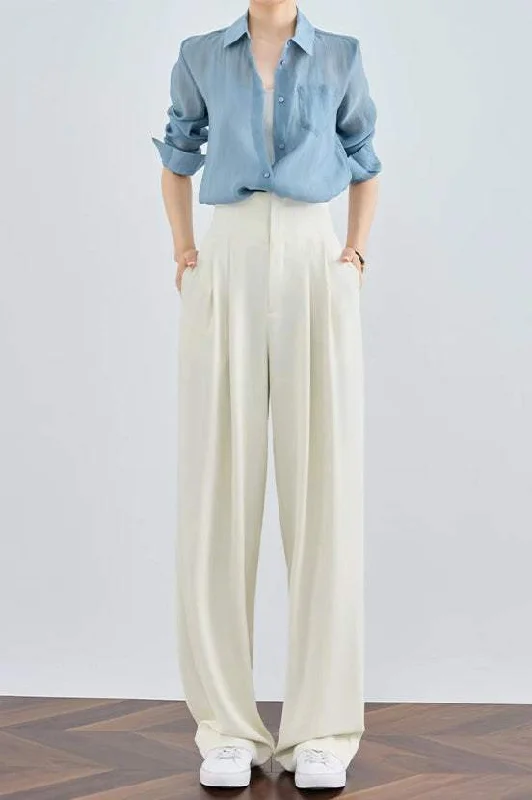 women's made-to-order dressesFront Tuck-In Maxi Slacks - 2 Colors Available