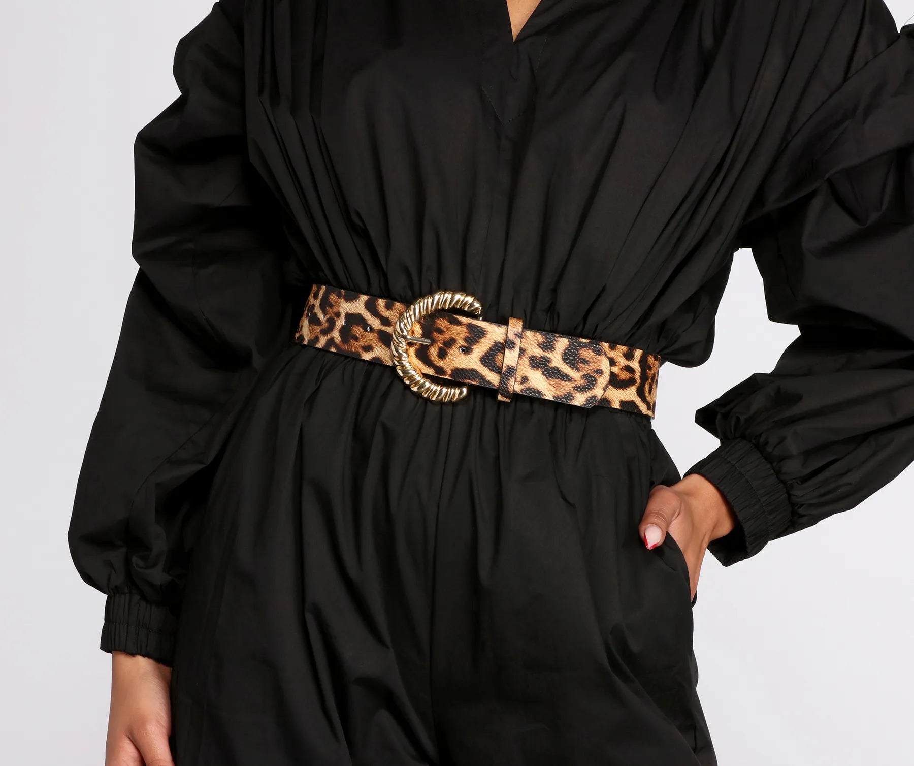 Wild Thang Faux Leopard Belt