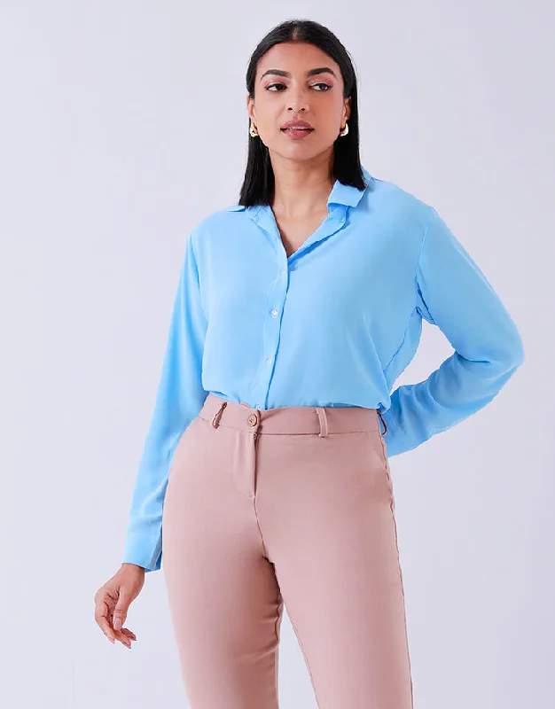 women's tops for those who want to create outfits that are both trendy and timelessLong Sleeve Button Up Shirt Blouse