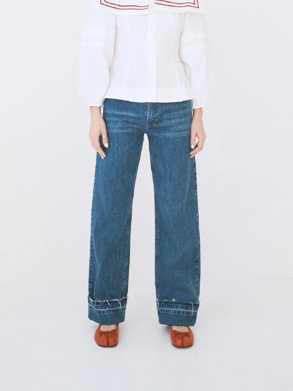 women's denim jeans for hourglass figuresSylvie Jeans - Huckleberry Wash