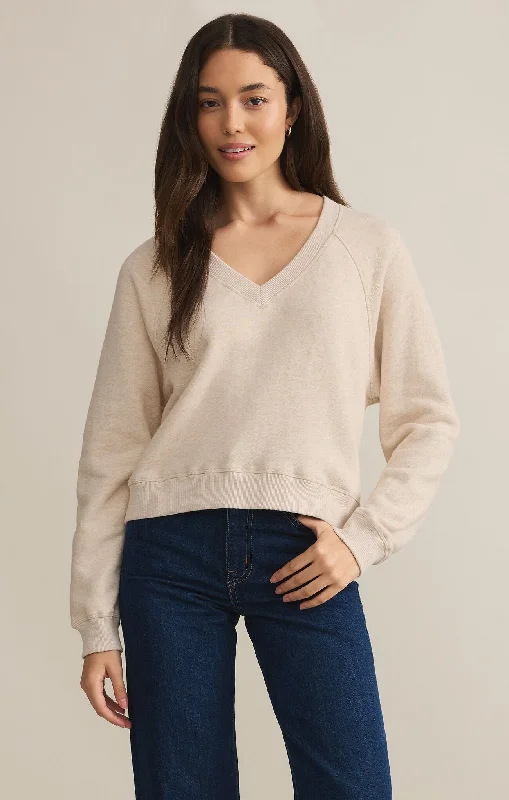 women's tops for those who refuse to compromise on styleAvenue V-Neck Sweatshirt