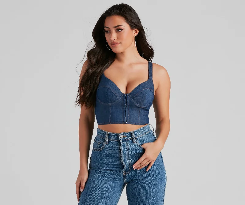 GNO Denim Corset