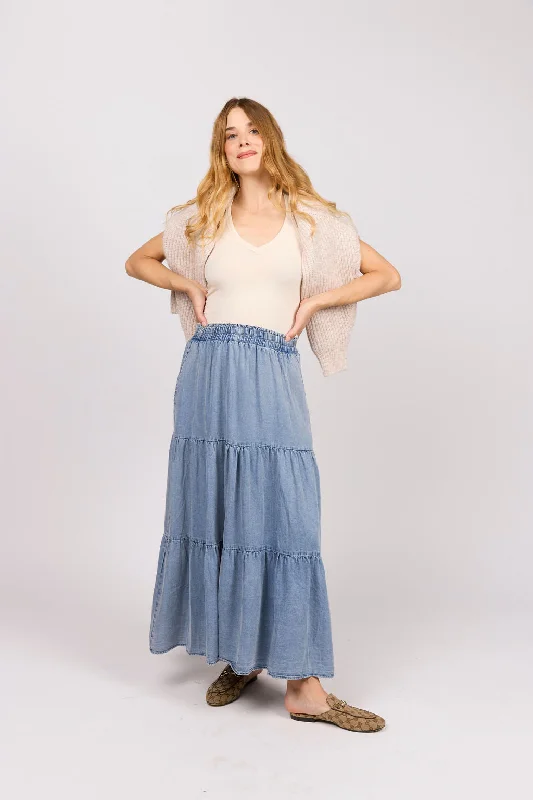 Nashville Denim Skirt