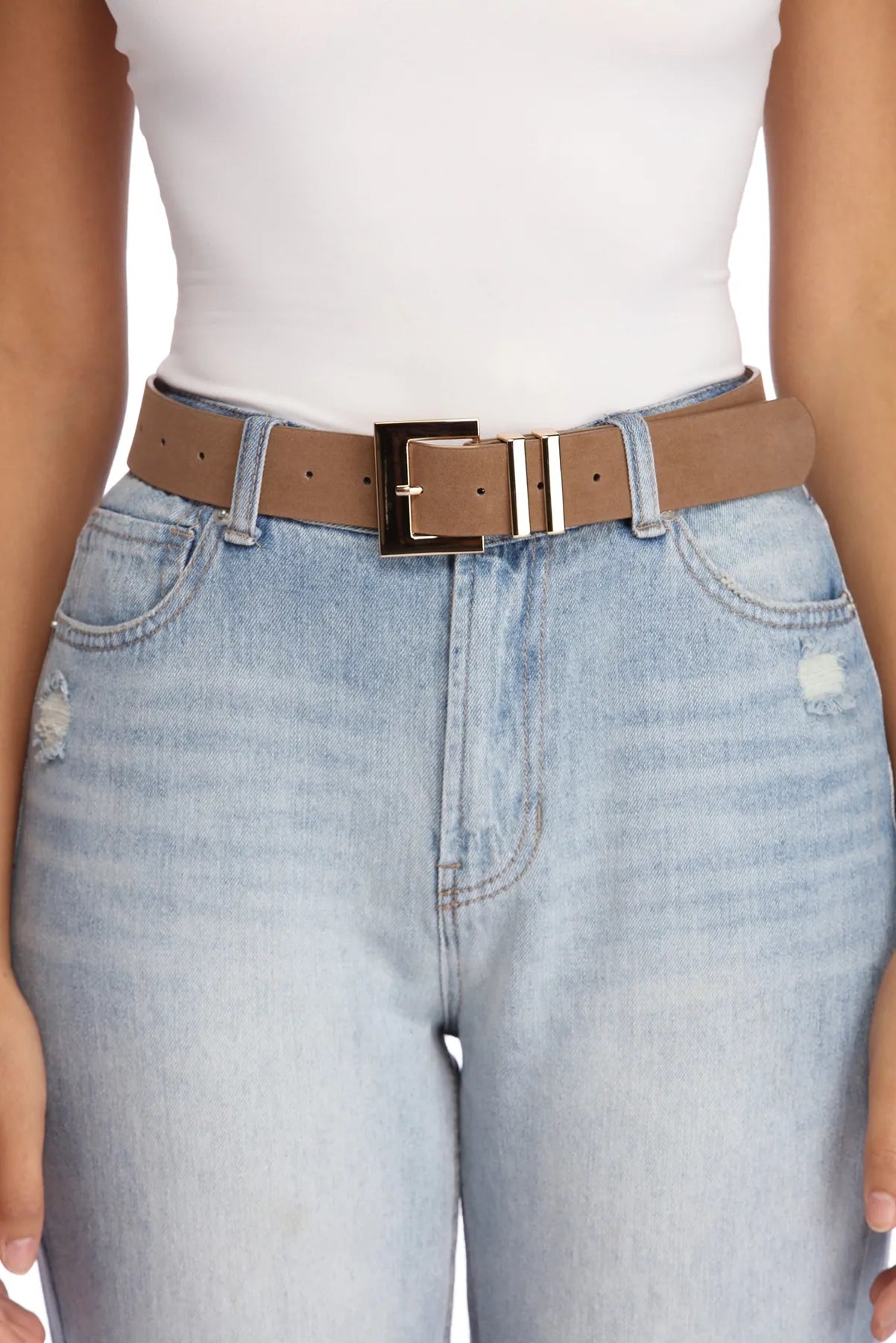 Suede Waisted Belt