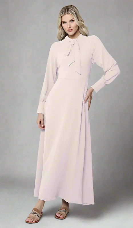 women's A-line dressesAyza Modest Long Maxi Dress - Blush