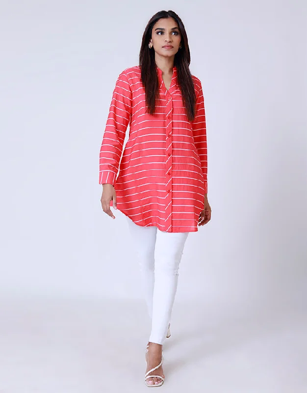 women's tops for everyday eleganceOversized Shirt Kurtha