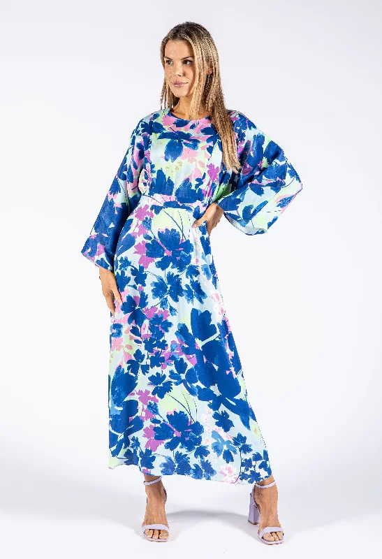 Sweetheart Neckline DressKimono Style Maxi dress