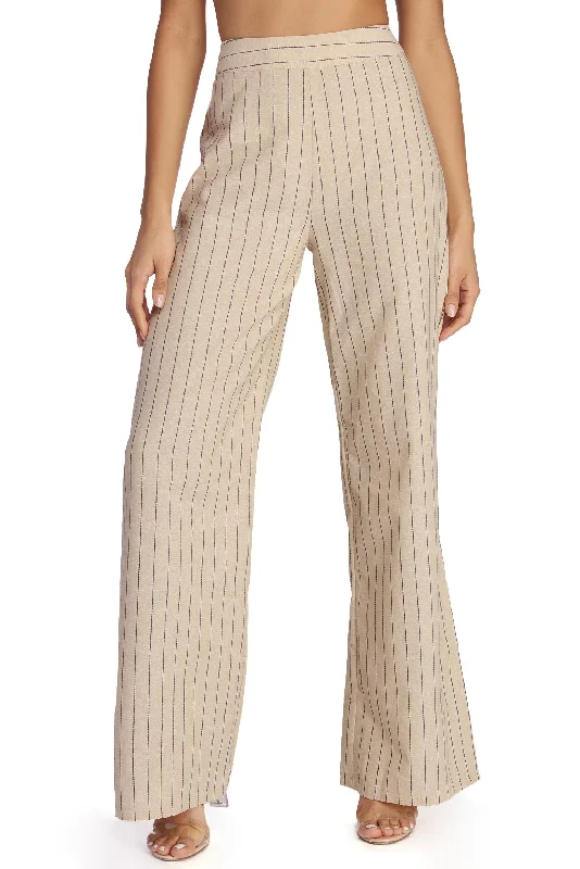 women's spandex pantsOh Stripe High waist Pants