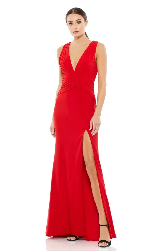 women's satin dressesLong Formal Dress 55703 by Mac Duggal