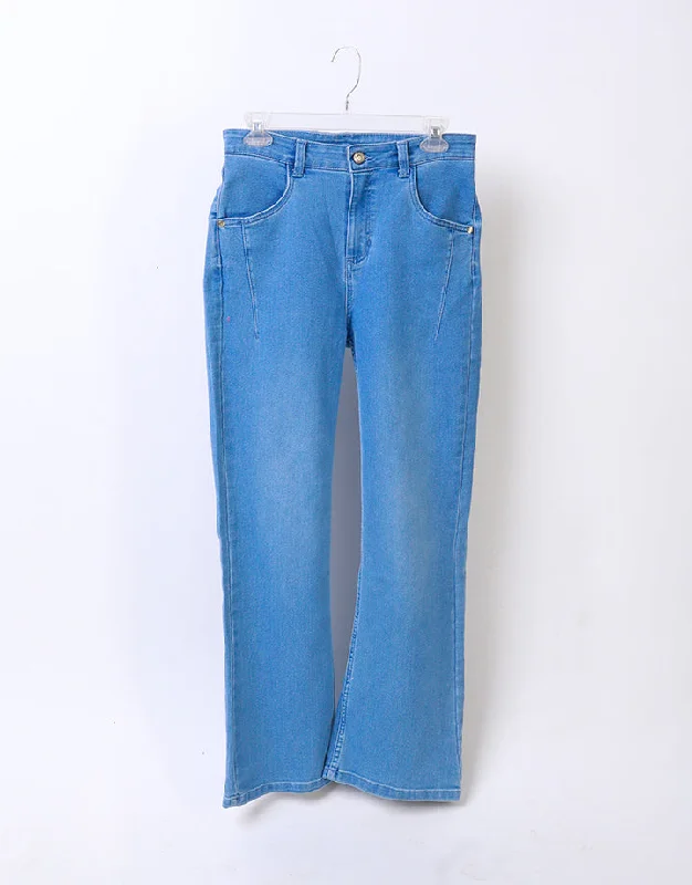 MOODS Denim Pant with Side Pockets