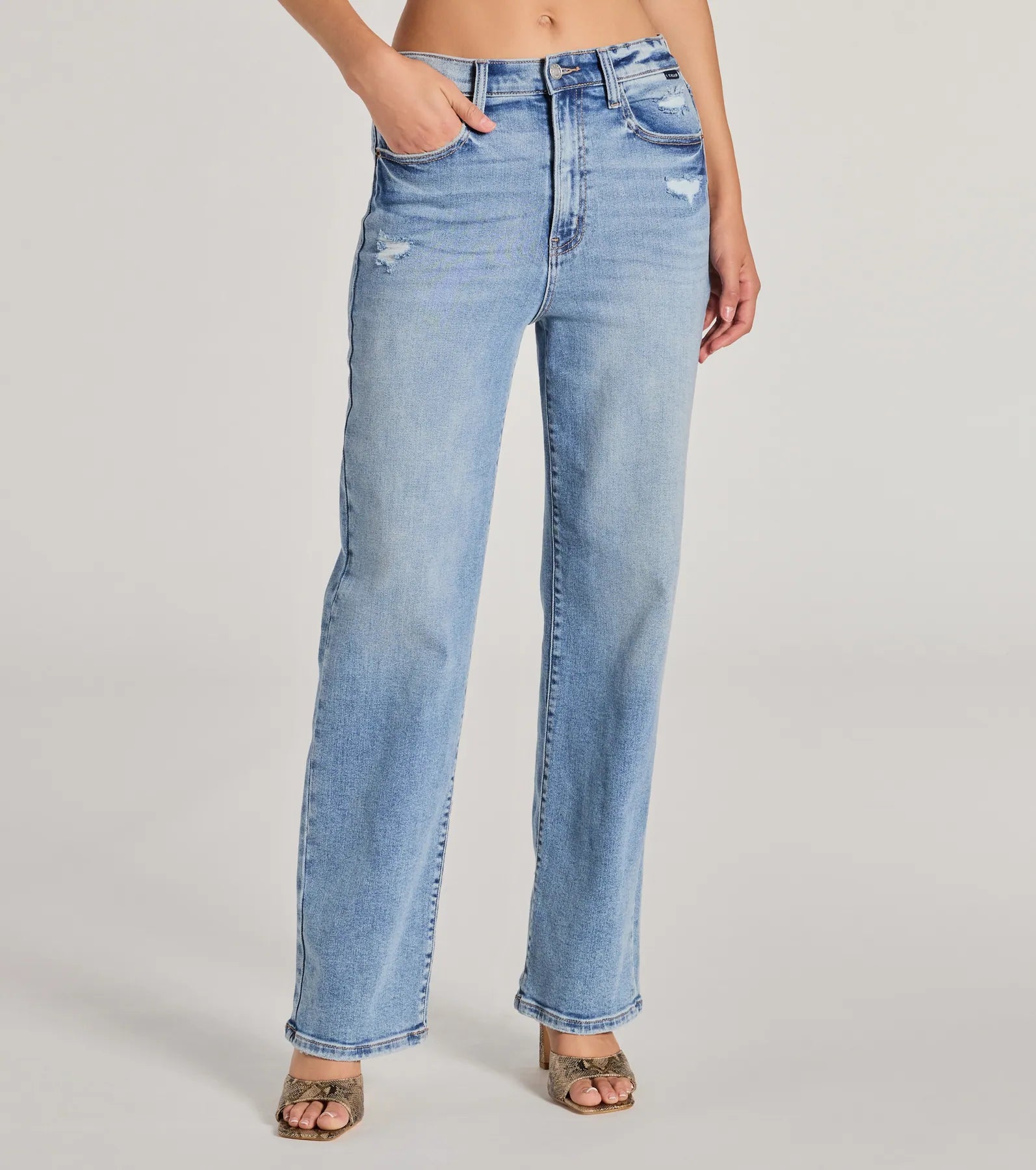 women's mom jeans denimBasic Vibes High-Rise Straight-Leg Denim Jeans