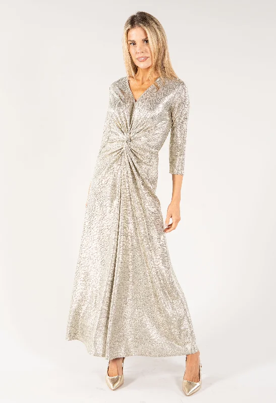 Embellished DressLurex Knot Maxi Dress