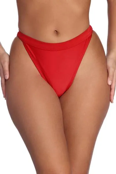 Ruffle-Trimmed Female SwimwearBabe Alert Swim Bottoms