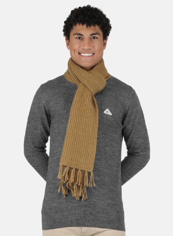 Men Khaki Muffler