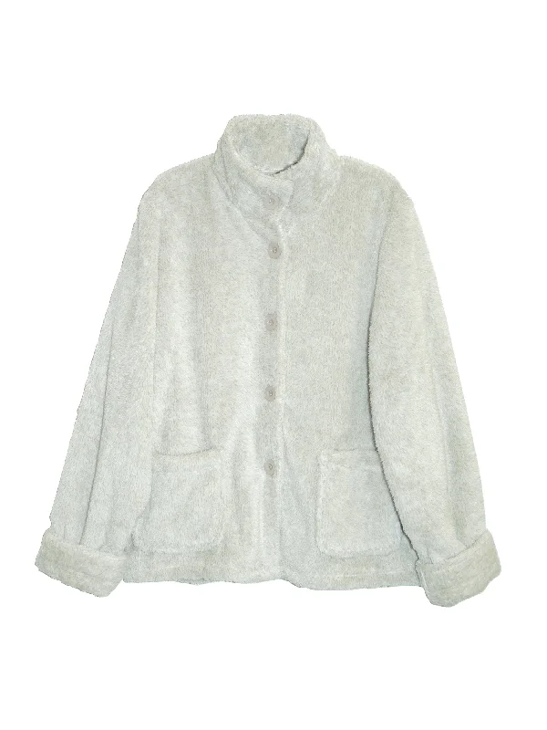 women's coats for those who love to experiment with fashionFleece Plus Size Bed Jacket