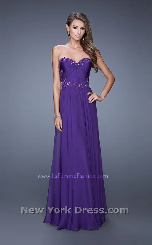 women's sleeveless dressesLa Femme 20669 Dress