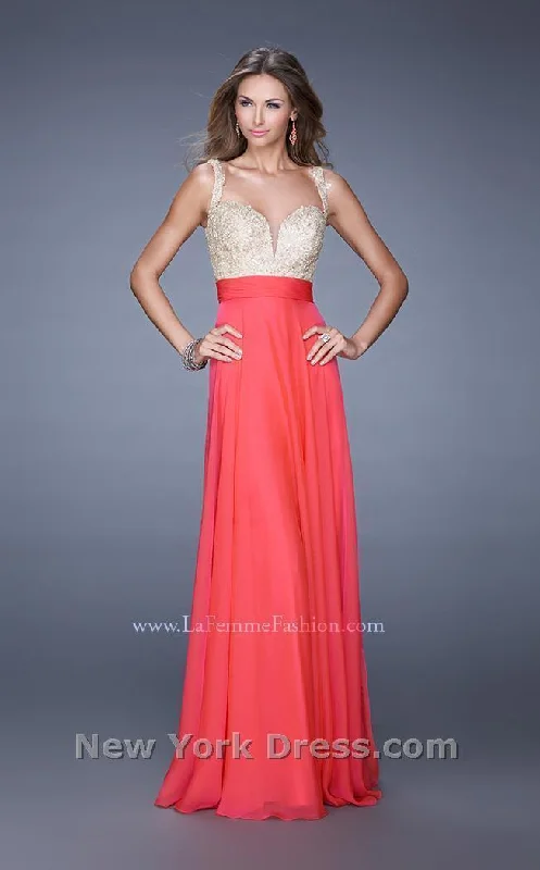 women's halter dressesLa Femme 20709 Dress