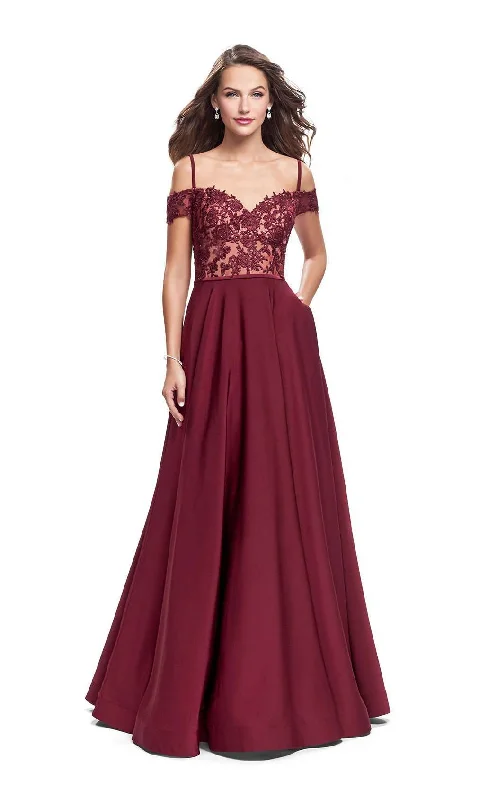 High-Low DressLa Femme 25479 Dress