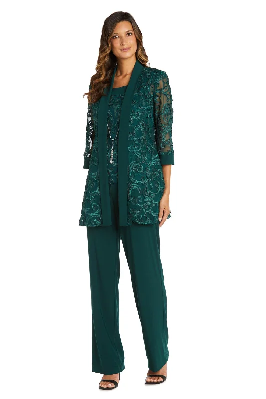 women's coats with velvet finishesR&M Richards 5012P Formal Jacket Petite Pant Suit Sale