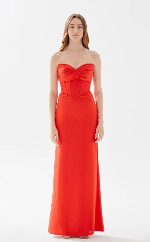 Bridesmaid DressTarik Ediz 52075 Dress