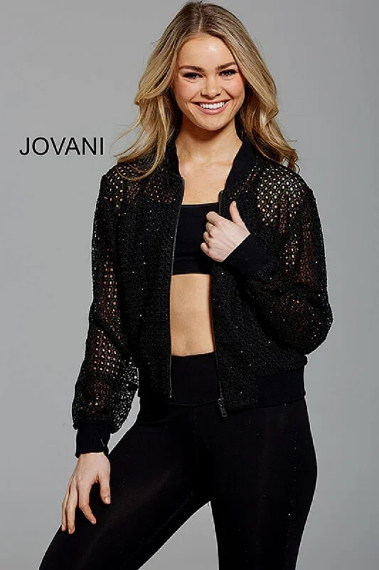 women's coats for snowboardingJovani M61185 Bomber Jacket